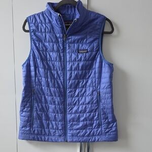Patagonia Women's Vibrant Blue Puffer Vest